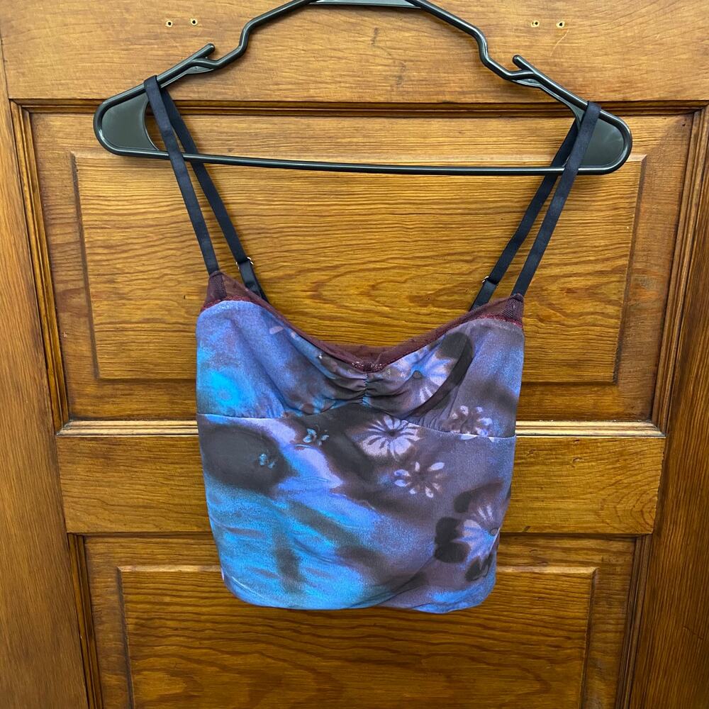 Free People Women's Blue Airbrush Dreams Cami size XS NWT's $48